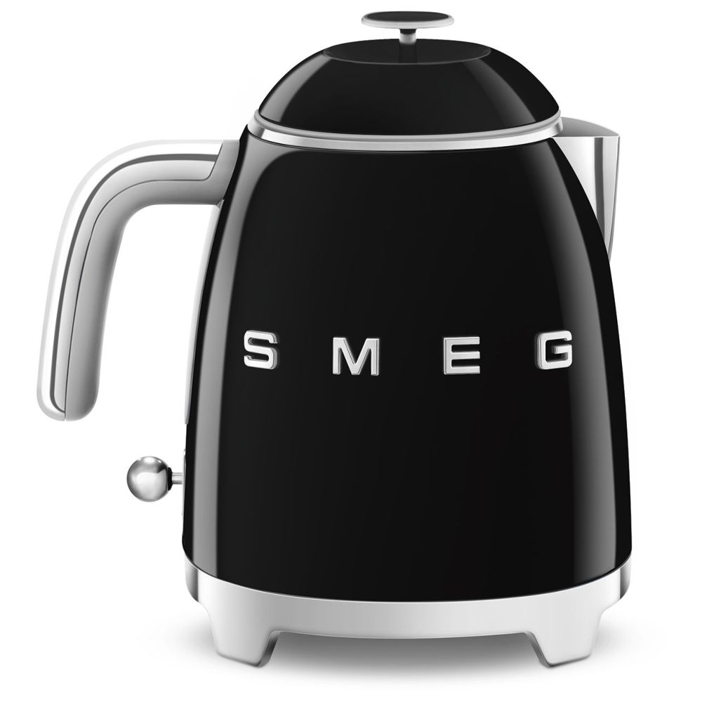 Smeg - 50'S Retro Style Mini Kettle - Black - 0.8 L - 1400 W