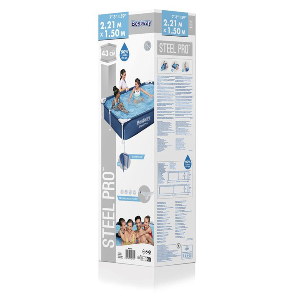 Bestway - Splash Jr. Frame Pool 1200L -26-56401 - Blue