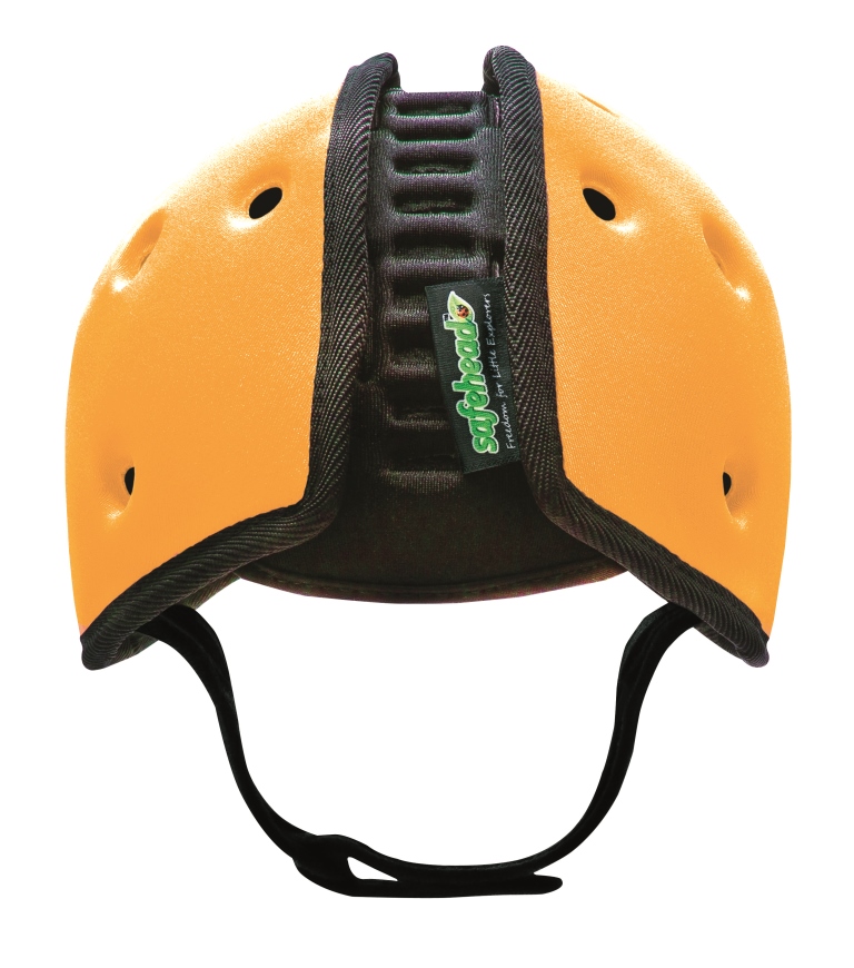 SafeheadBABY - Soft Helmet Learning To Walk (7months-2years) - Ladybird Orange