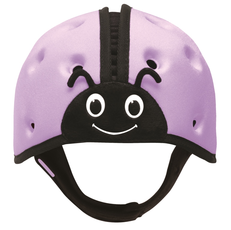 SafeheadBABY - Soft Helmet Learning To Walk (7months-2years) - Ladybird Purple