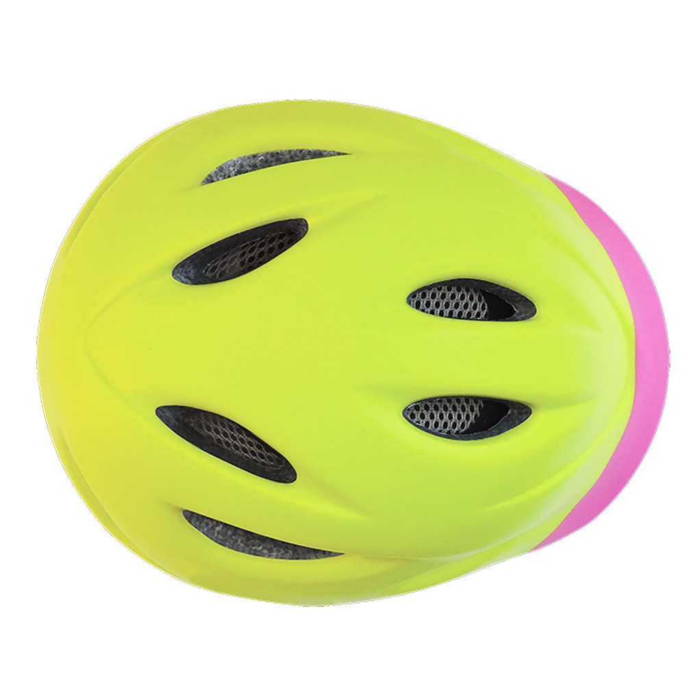 SafeheadTOTS - XS Toddler Bike Helmet - Green Pink