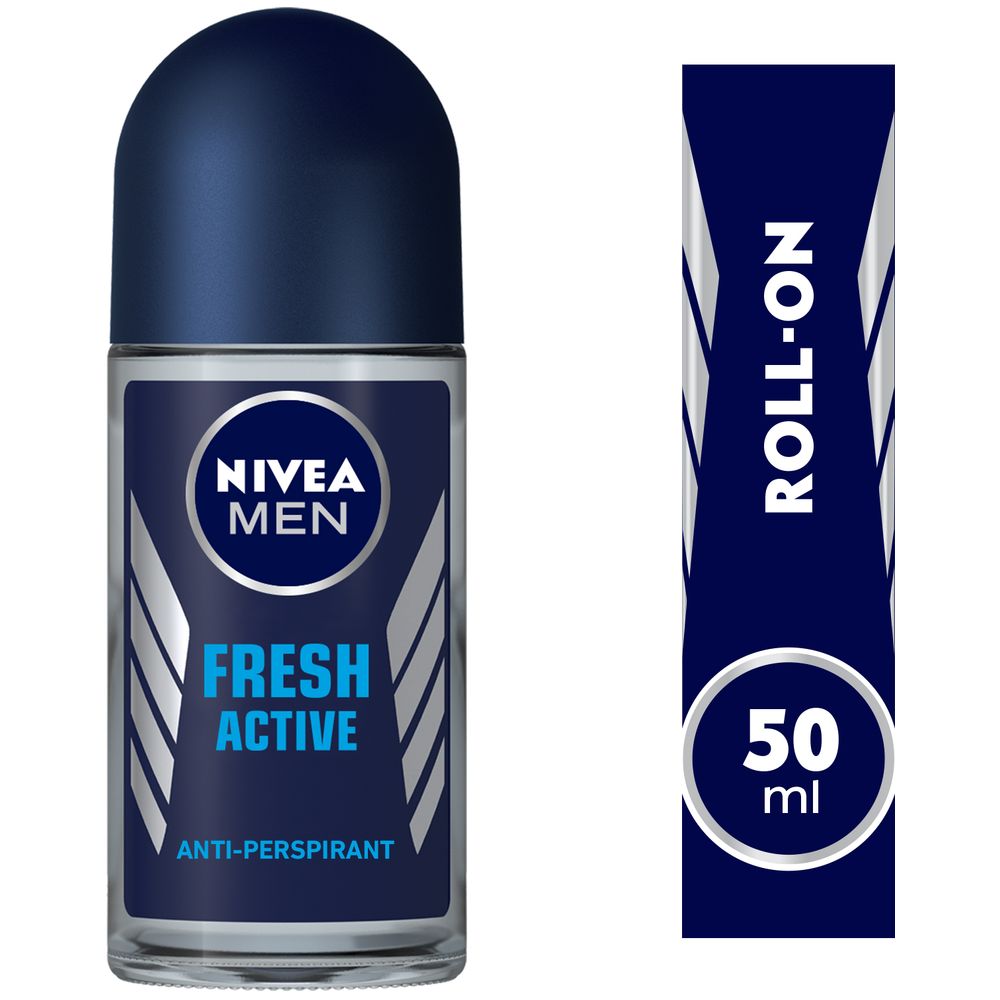 Nivea - Men Fresh Active Antiperspirant Fresh Scent Roll-On - 50 ml