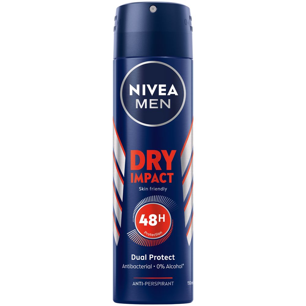 Nivea - Men Dry Impact Antiperspirant Spray - 150 ml