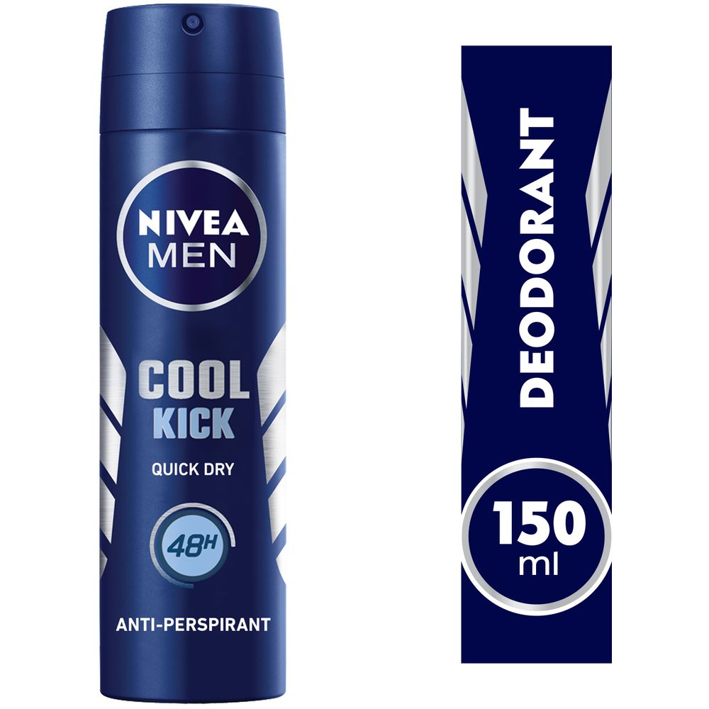 Nivea - Men Cool Kick Fresh Deodorant Spray - 150 ml