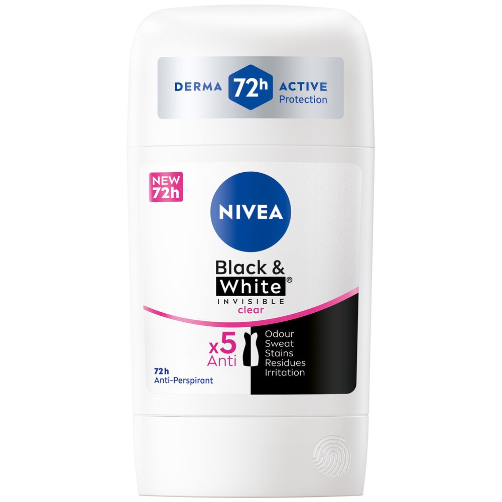 Nivea - Women Black & White Invisible Deo Stick - 50 ml