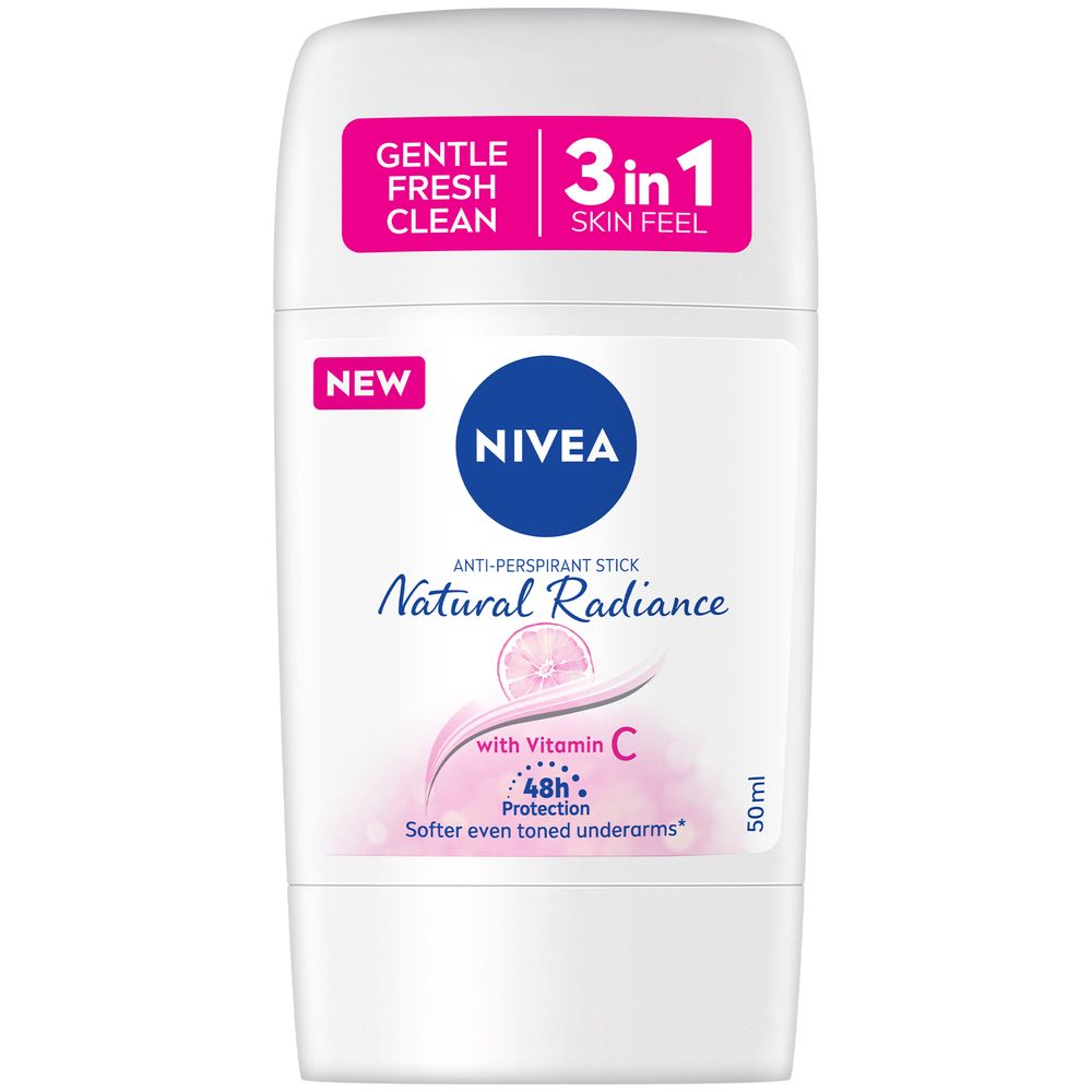 Nivea - Women Natural Radiance Antiperspirant Stick - 50 ml