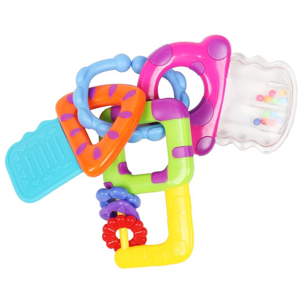 Little Angel - Baby Rattle Teether Activity Toy - Keys Design