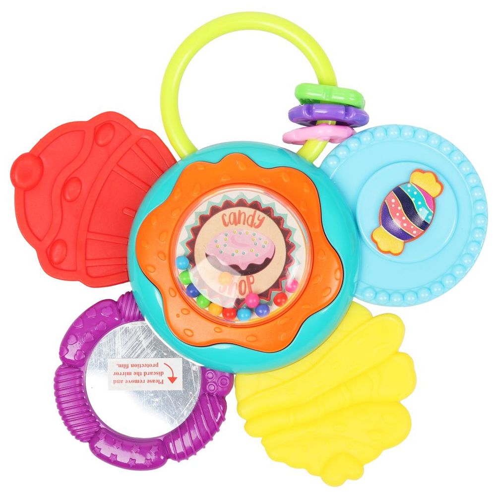 Little Angel - Baby Rattle Teether Activity Toy - Candy Design