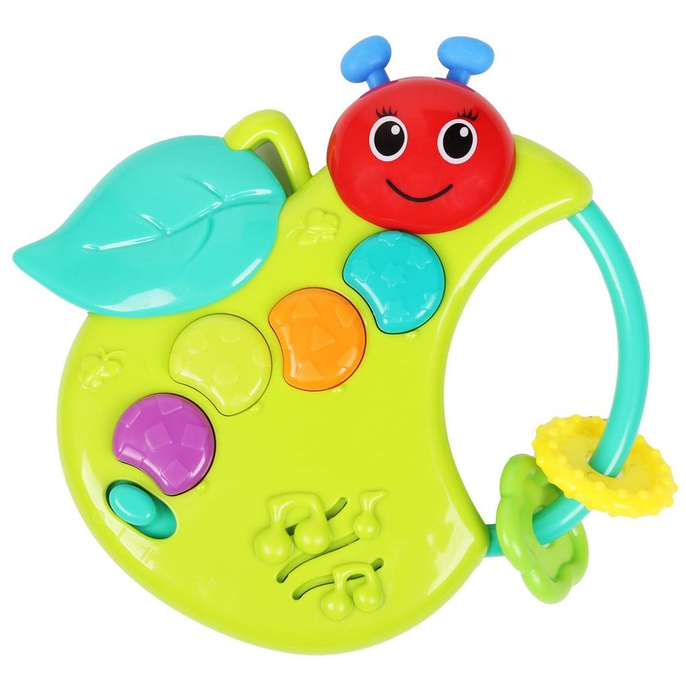 Little Angel - Baby Musical Rattle Teether Activity Toy - Caterpillar