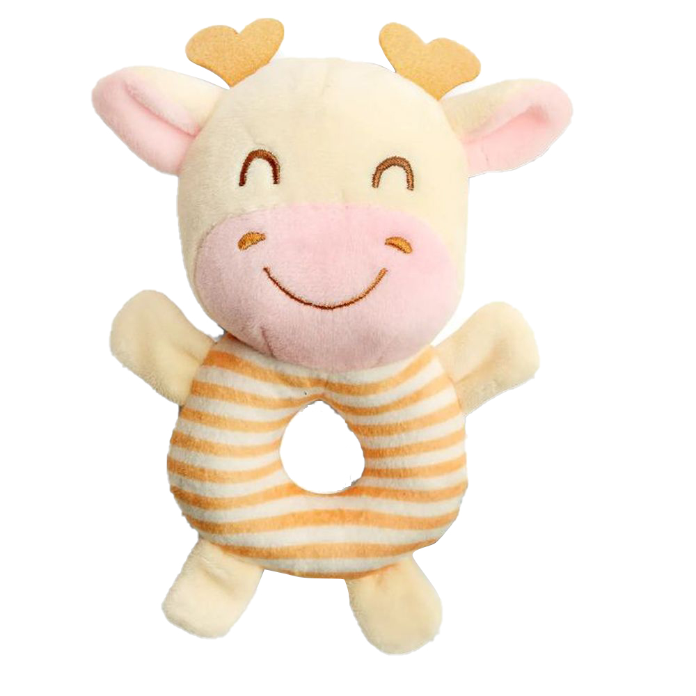 Little Angel - Soft Plush Baby Rattle Teether - Giraffe