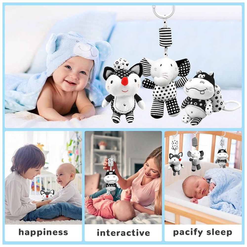 Little Angel - Baby Soft Hanging Toy For Stroller - Hippo
