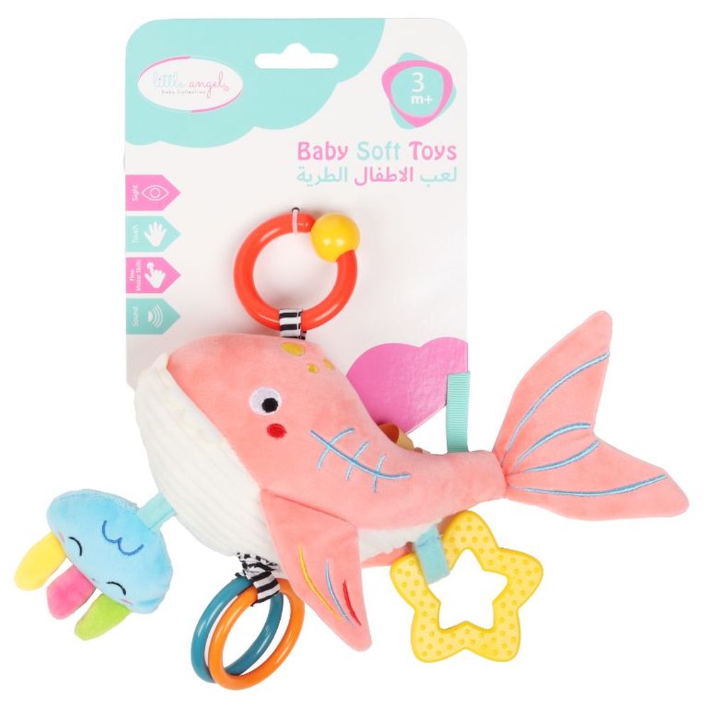 Little Angel - Baby Hanging Activity Toy For Stroller Whale