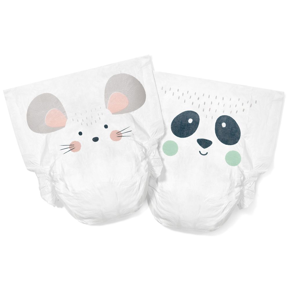 Kit & Kin - Eco Diapers Size 2-4-8kg - 38 Diapers