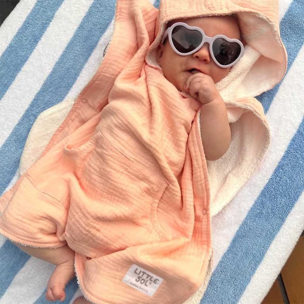 Little Sol+ - Ella Heart Baby Sunglasses - Lilac