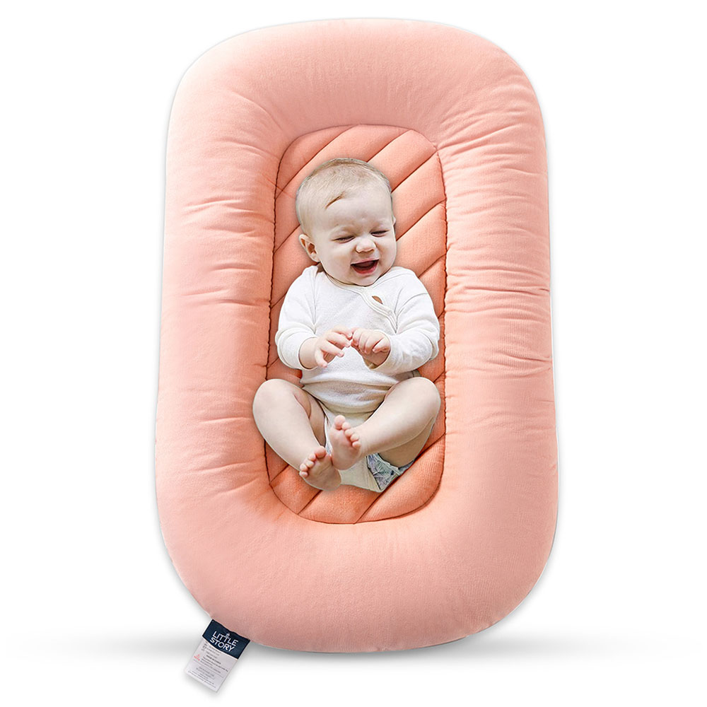 Little Story Portable Lounger Sleeping Pod - Pink