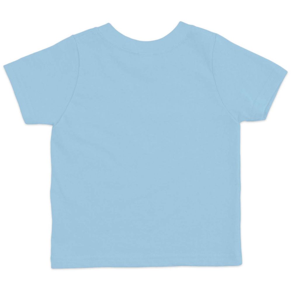 Luay Soft Fabric Half Sleeve Solid T-Shirt - Blue