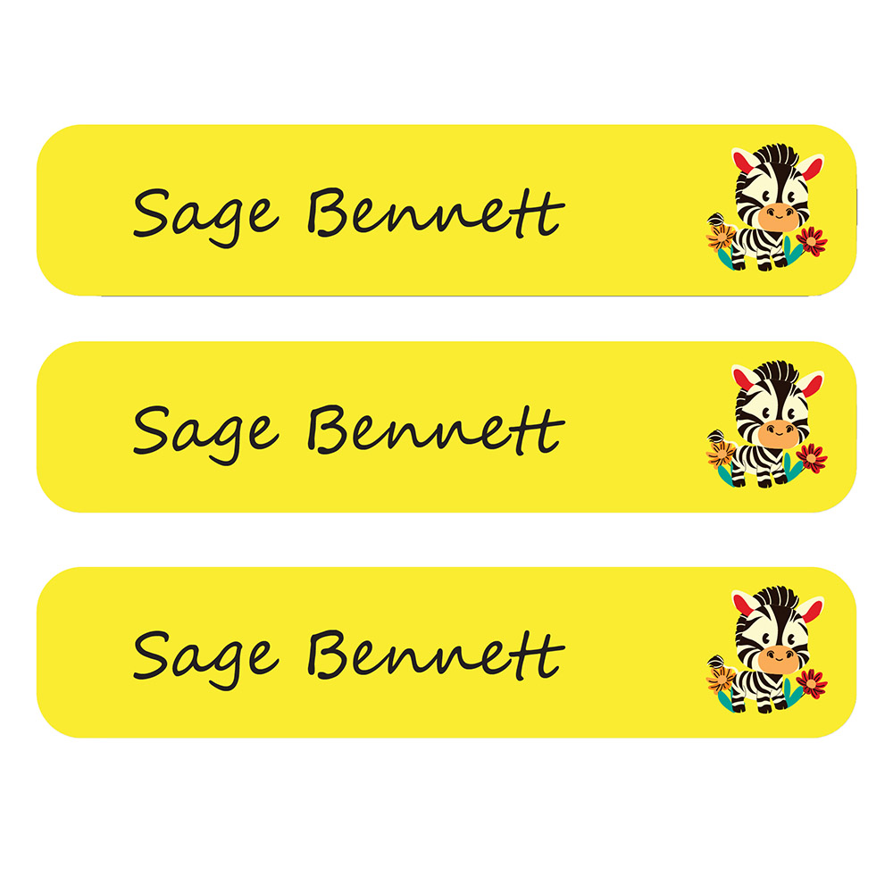 Ladybug Labels - Personalized Iron On Labels - Happy Zebra - 50pcs