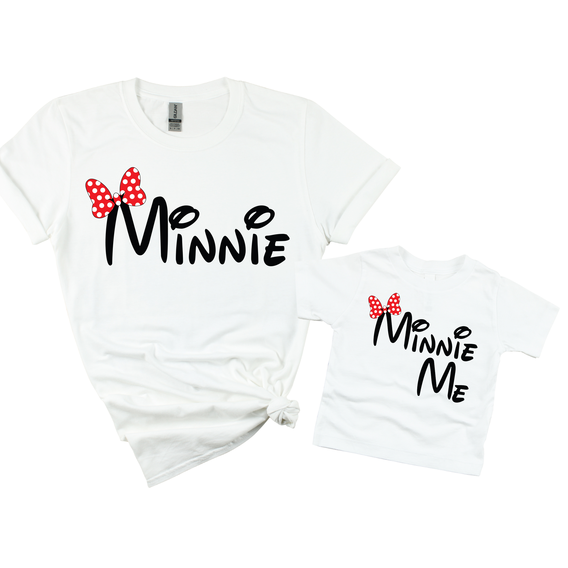 Matching Family Daughter Minnie Me T-Shirt - White