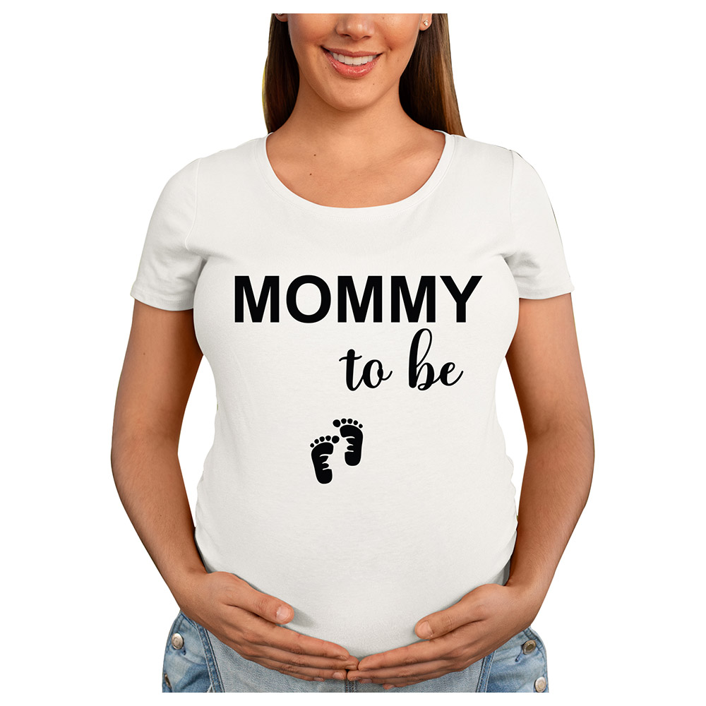 Matching Family Outfits - Mommy To Be T-Shirt - White
