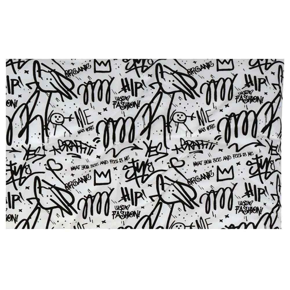 Me - Organic Painting Smock - Graffiti - Black