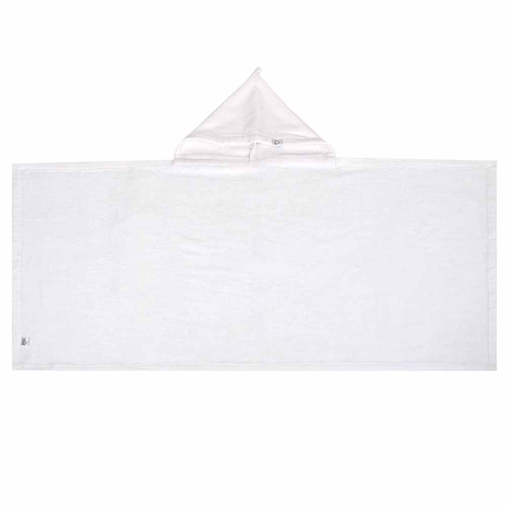Me - Organic Junior Hooded Towel - White