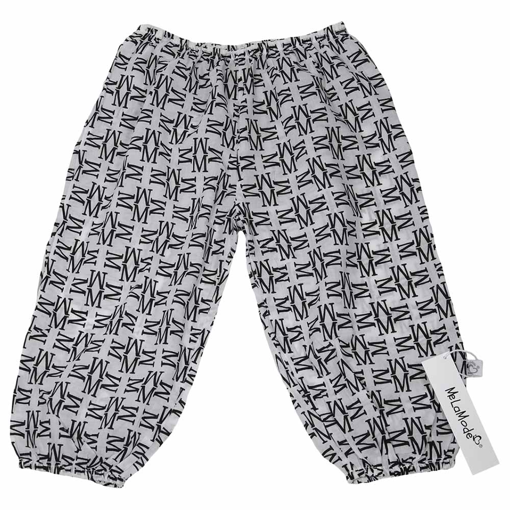 Me Organic Handprinted Voile Pants - La Mode