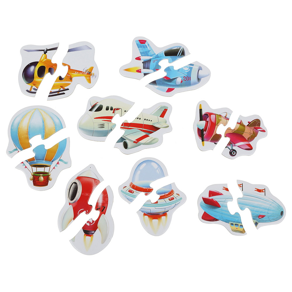 Puzzlika - 8-in-1 Air Transport Mini Puzzles