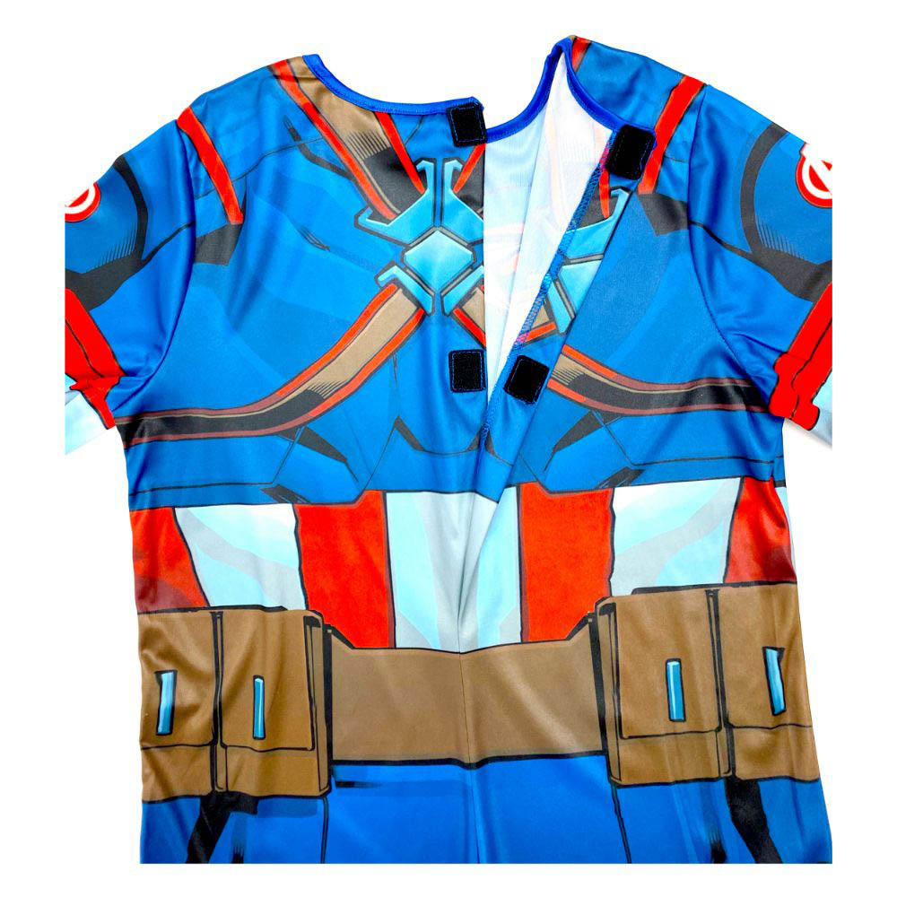 Party Centre - Captain America Classic Costume - Blue