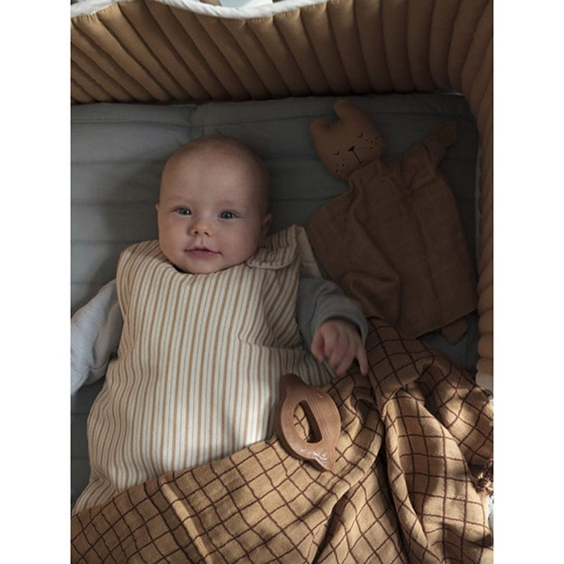 Fabelab - Striped Sleeping Bag - Caramel