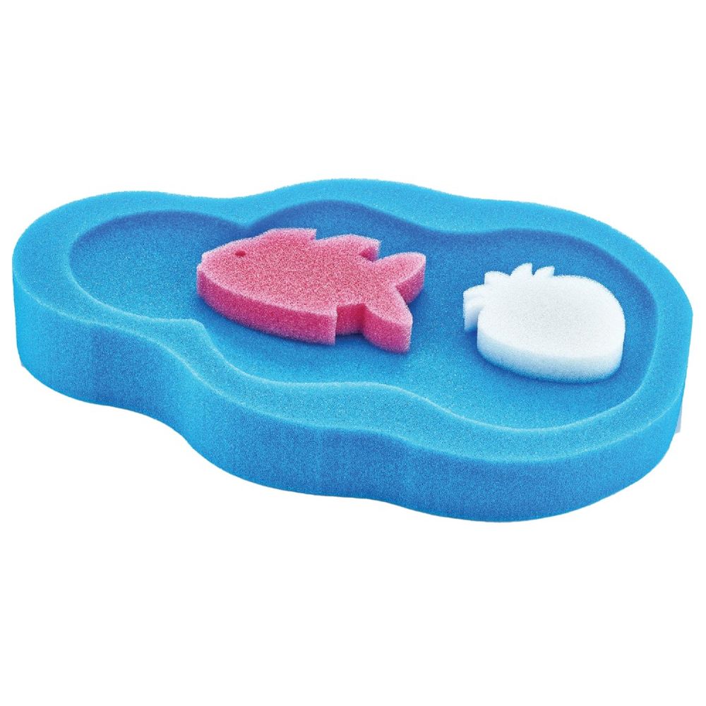 Babyjem - Baby Bath Sponge - Blue
