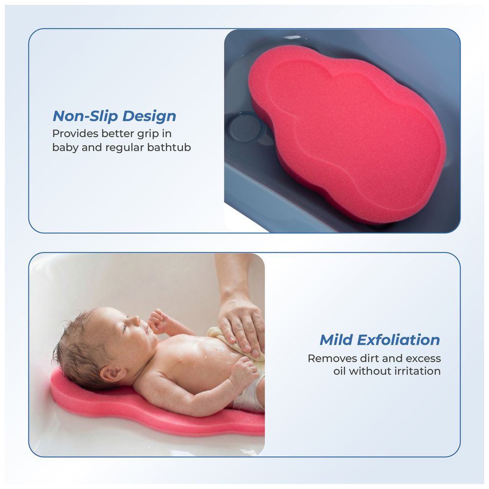 Babyjem - Baby Bath Sponge - Coral