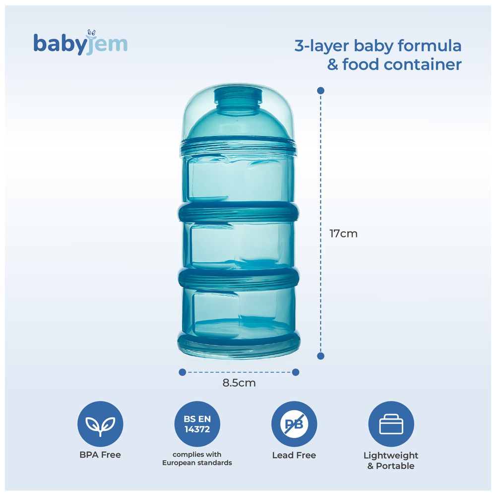 Babyjem - Milk Powder Dispenser Container - Blue