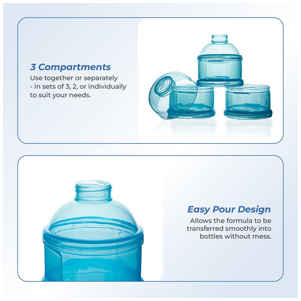 Babyjem - Milk Powder Dispenser Container - Blue