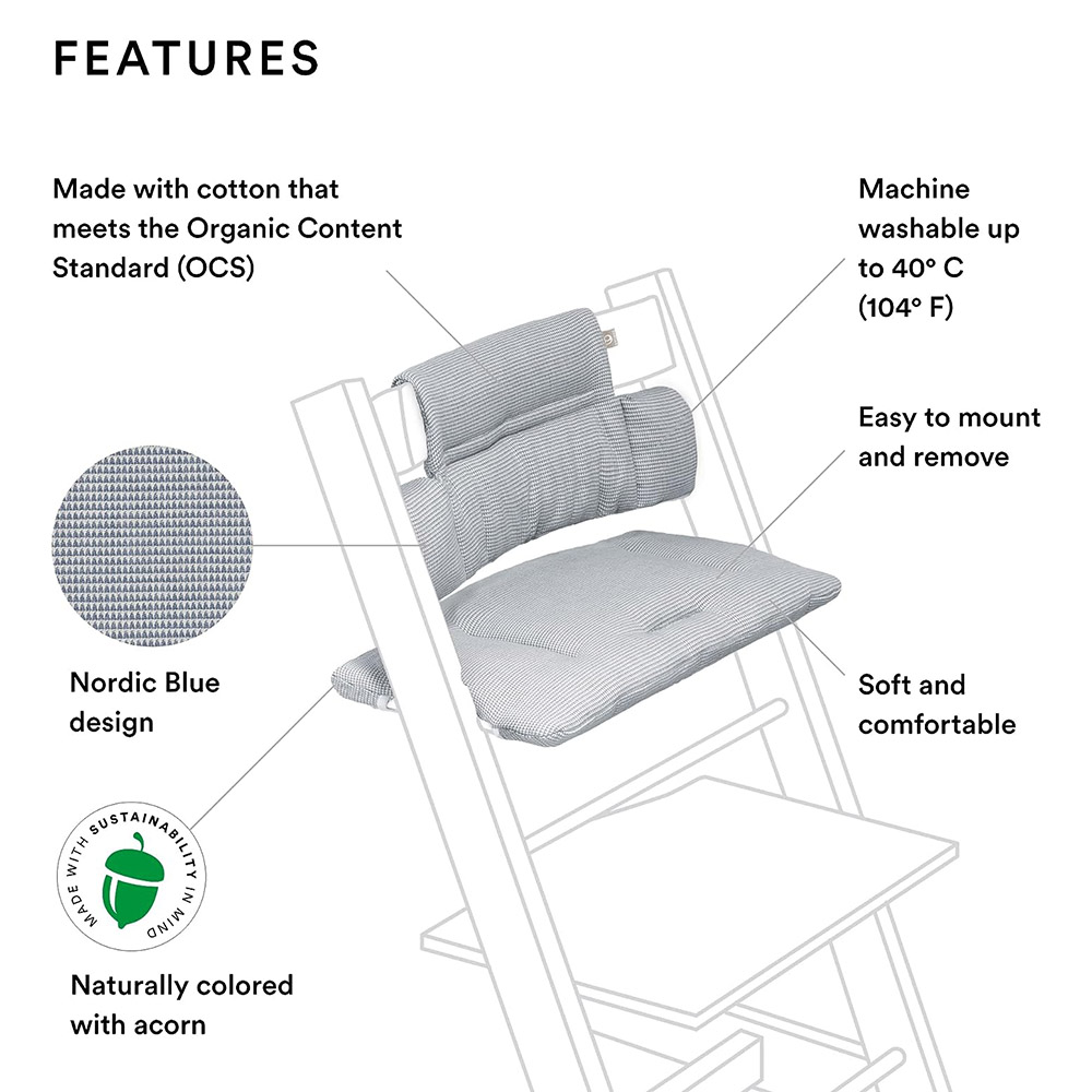 Stokke - Tripp Trapp Classic High Chair Cushion Only
