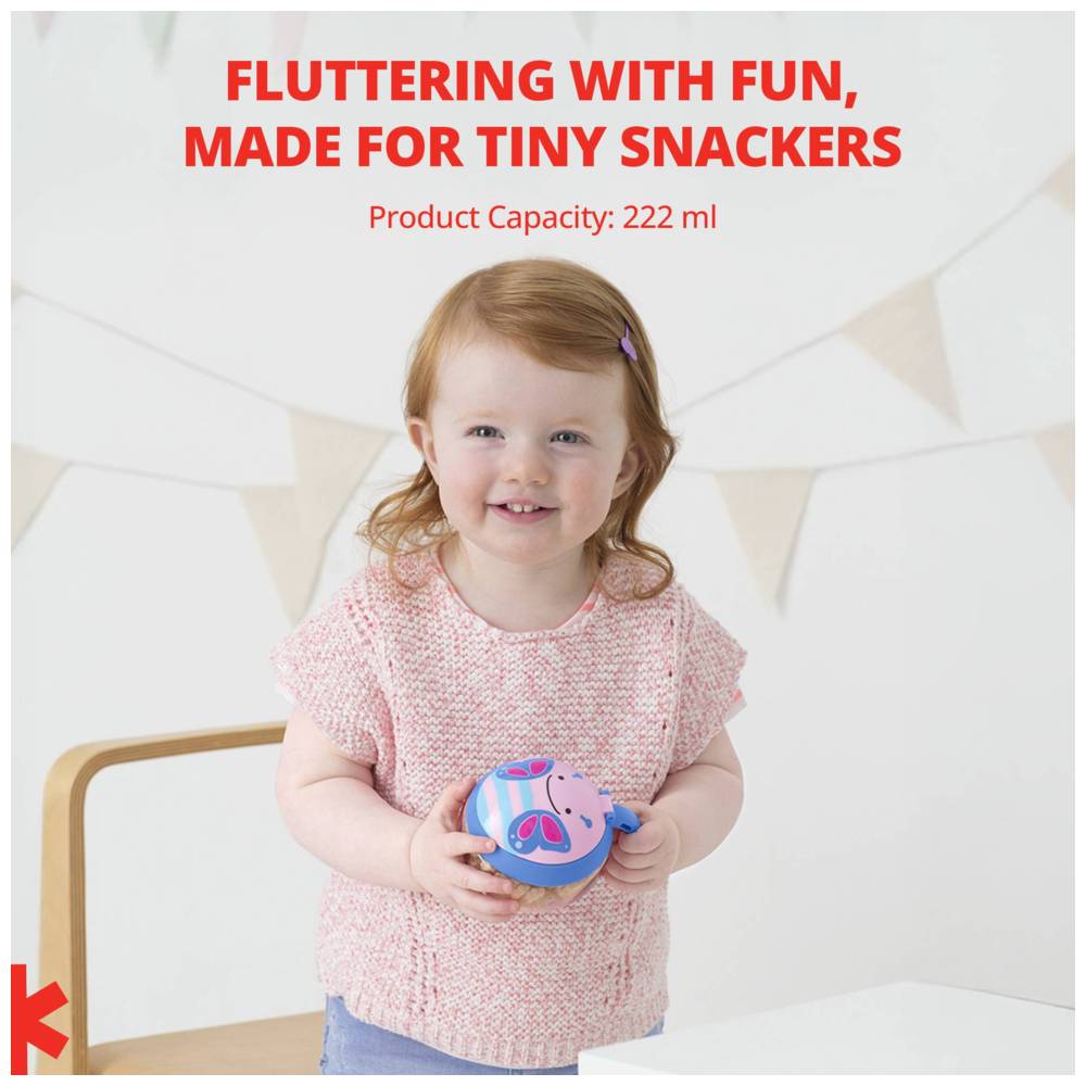 SkipHop Zoo Snack Cup, Butterfly