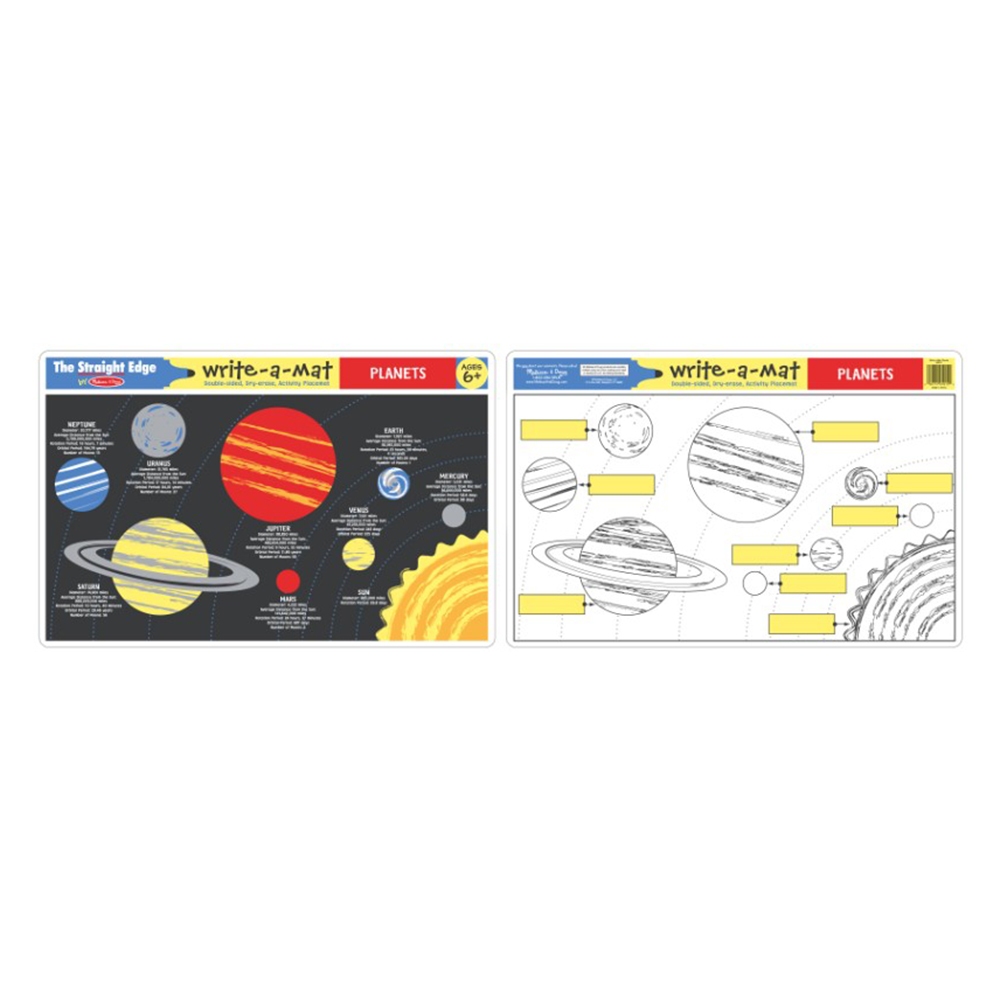 Melissa & Doug Planets Write-A-Mat (Bundle of 6)