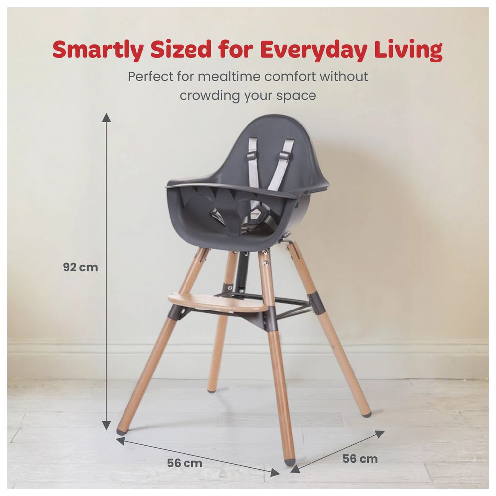 CHILDHOME Evolu 2 Chair with Bumper Natural / Anthra