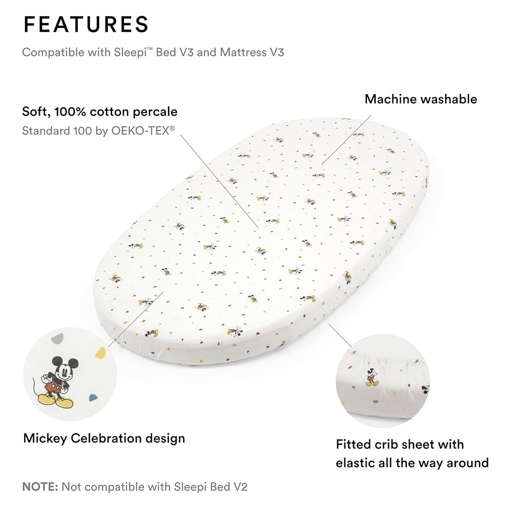 Stokke - V3 Sleepi Bed Fitted Sheet