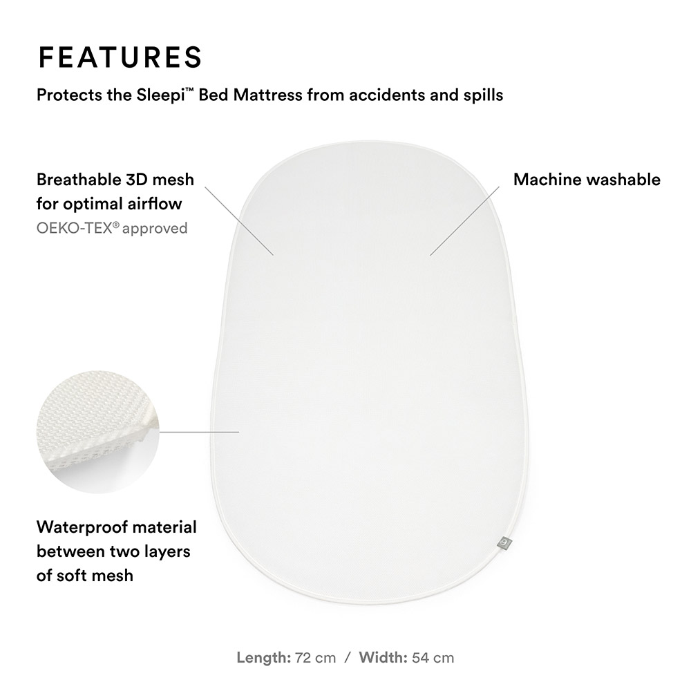 Stokke Sleepi Bed Protection Sheet V3 - White