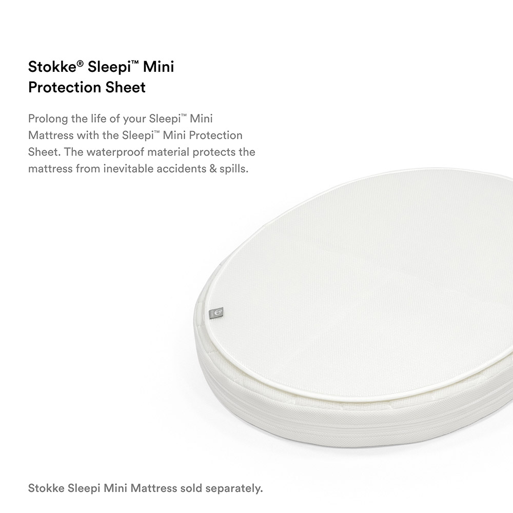 Stokke Sleepi Mini Protection Sheet V3 - White