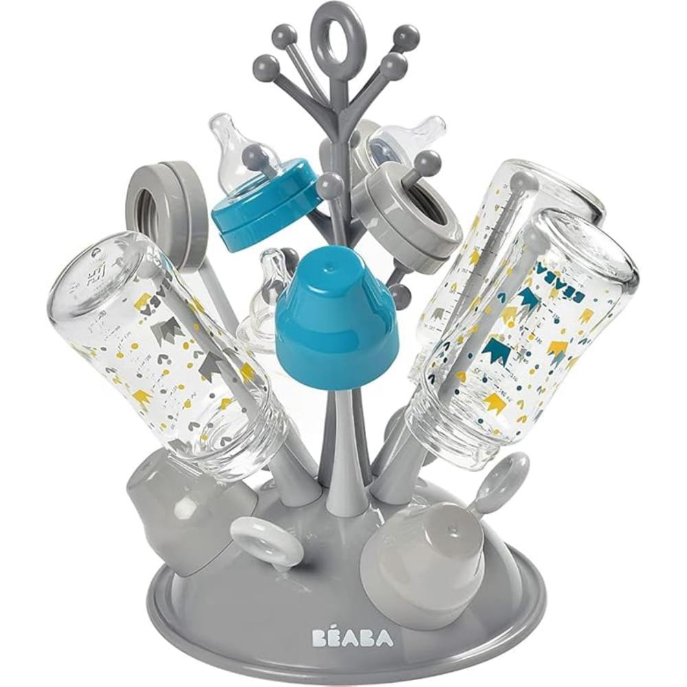Beaba - Tree Draining Rack Baby Bottles And Accessories - Grey