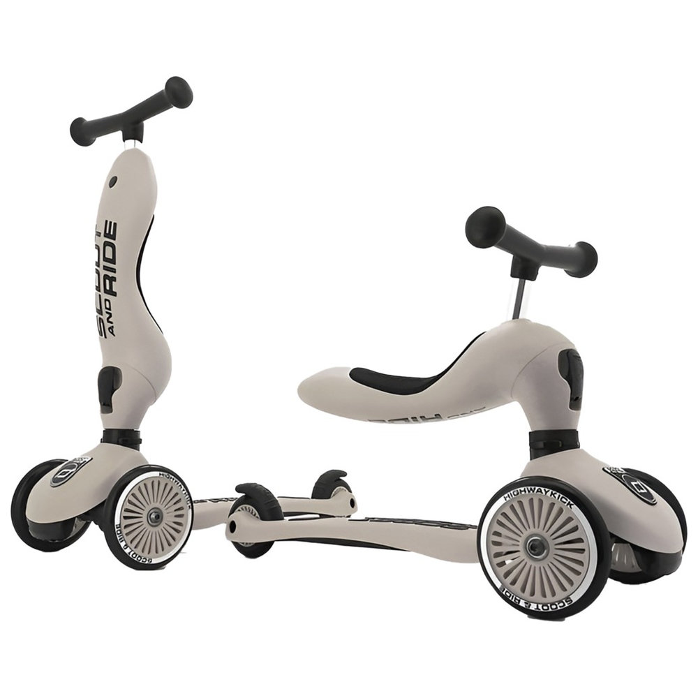 Scoot & Ride 2-in-1 Highwaykick 1 Scooter – Ash