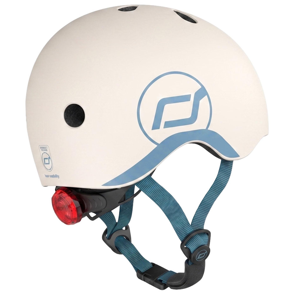 سكوت & رايد - خوذة أطفال مقاس XXS-S - رمادي فاتح