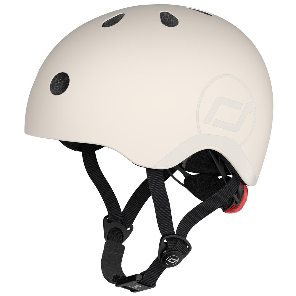 Scoot & Ride - Kids Helmet S-M, Adjustable Safety Helmet for Kids - Ash