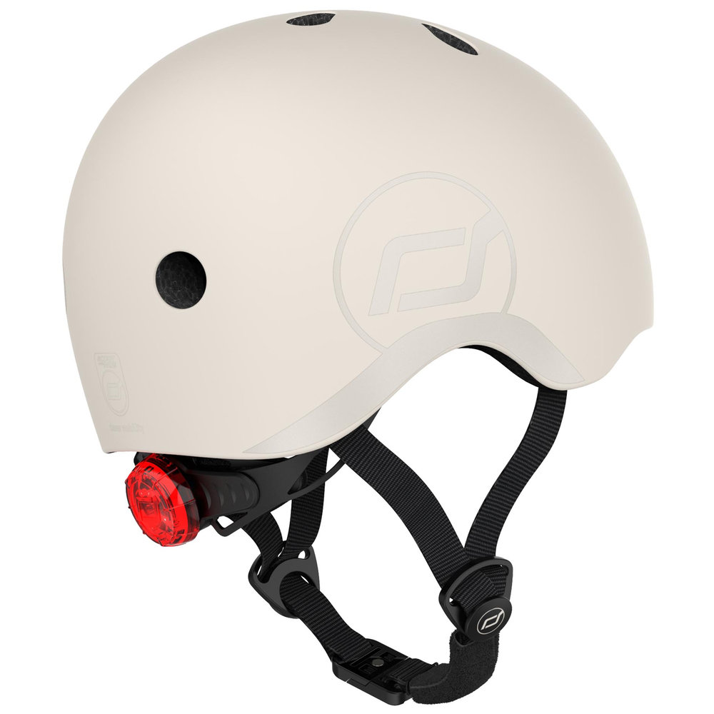 Scoot & Ride - Kids Helmet S-M, Adjustable Safety Helmet for Kids - Ash