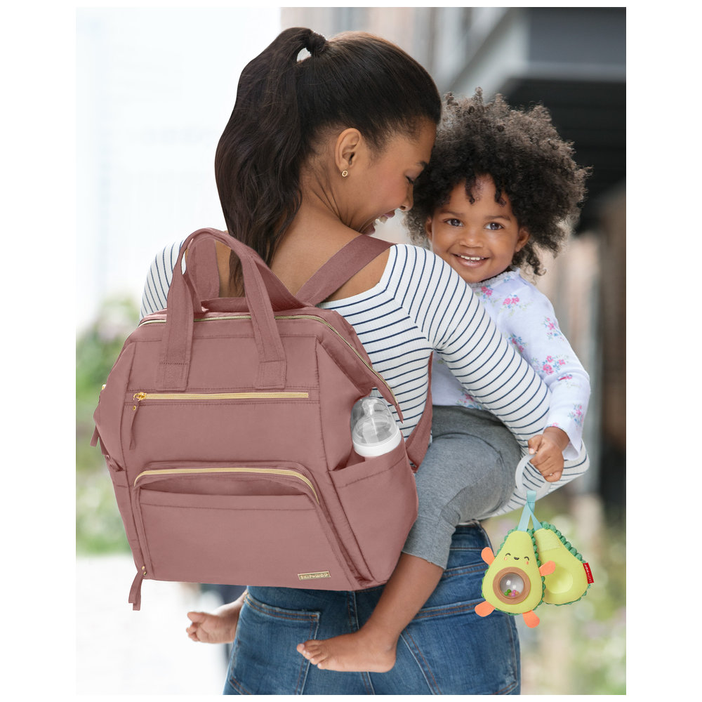 SkipHop - Main Frame Diaper Backpack - Dusty Rose