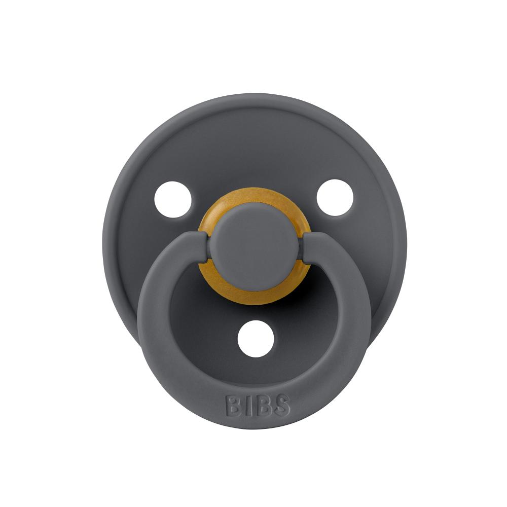 Bibs - Latex Colour Flow Pacifier - 0M+ - S1 - Iron