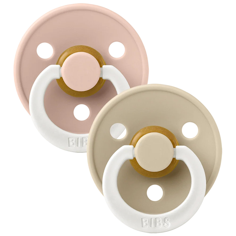Bibs - Colour Baby Glow Pacifier 6-12 Months, Size 2, Pack of 2