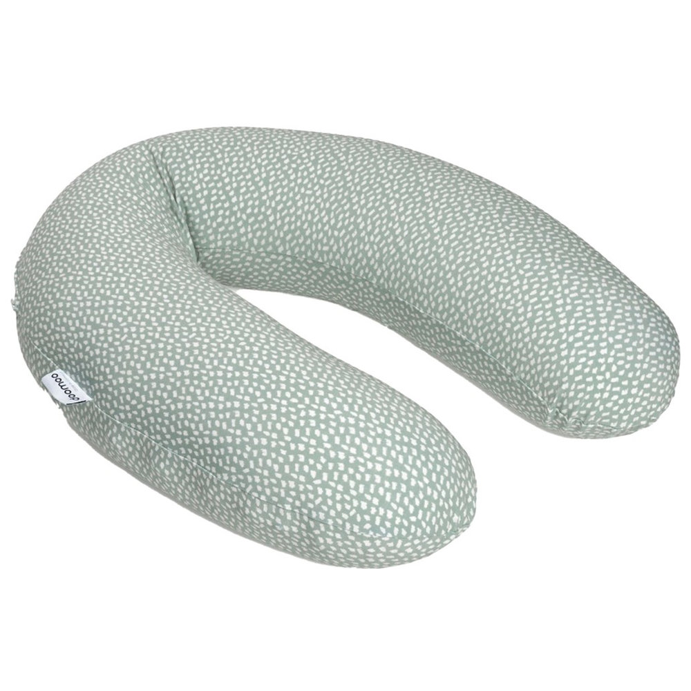 Doomoo - Buddy Nursing Pillow - Green with Clouds