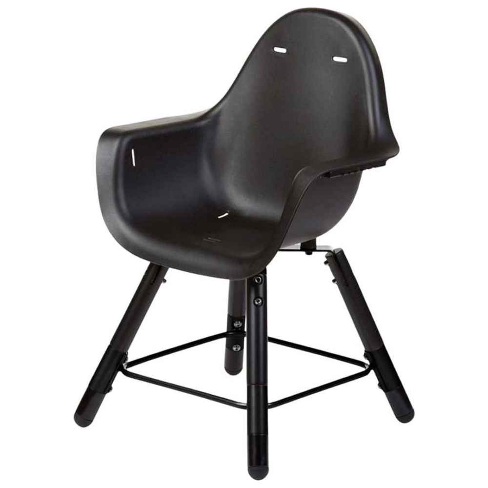 CHILDHOME Evolu 2 Chair with Bumper Black